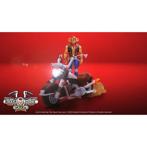 Фигурка Мыши-рокеры с Марса — Nacelle Biker Mice from Mars Throttle Martian Monster Bike Vehicle