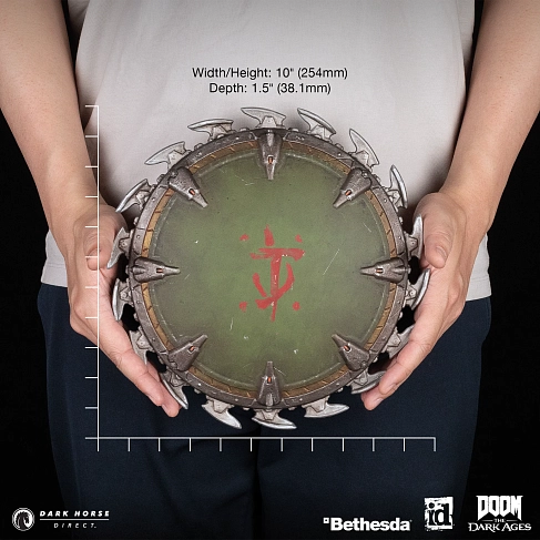 Декор Doom The Dark Ages Slayer Shield — Dark Horse 25 см