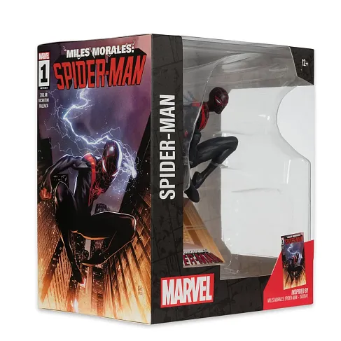 Фигурка Miles Morales Spider-Man №1 — McFarlane Toys 1/10 Posed Figure w Scene