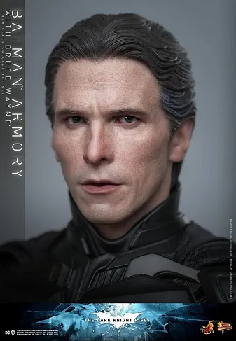 Фигурка Hot Toys MMS702 Dark Knight Rises - Batman Armory w Bruce Wayne Set 1/6