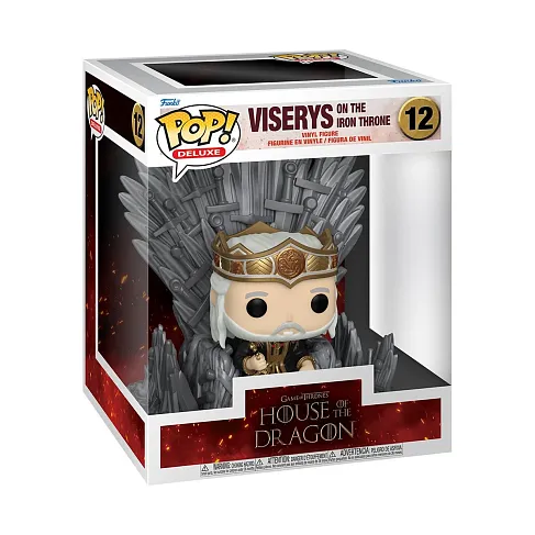 Фигурка Viserys on the Iron Throne — House of the Dragon Funko Pop! #12