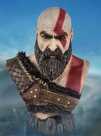 Готовится полноразмерный бюст Кратоса от Gaming Heads