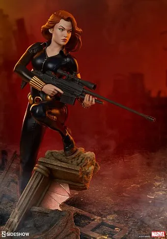 Сексапильная Черная Вдова предстает в виде фигурки от Sideshow