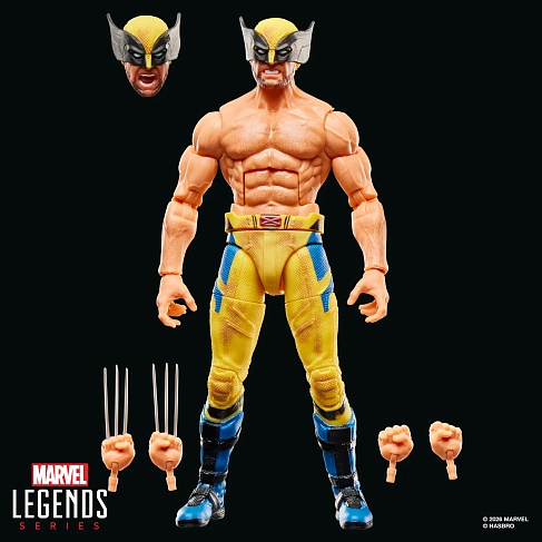 Фигурка Wolverine Shirtless — Hasbro Marvel Legends Deadpool and Wolverine Figure