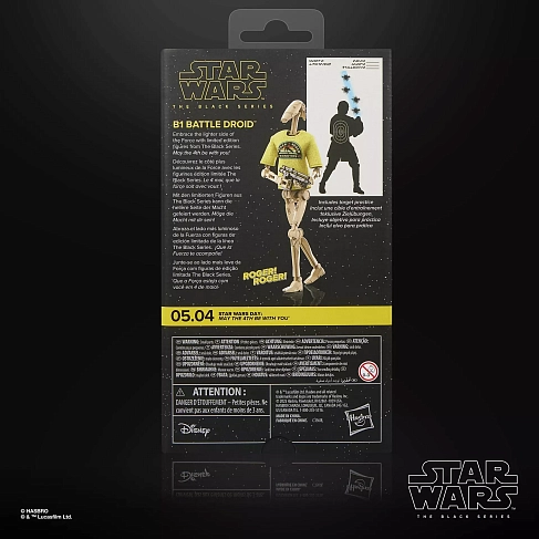 Фигурка May The 4th Battle Droid — Hasbro Star Wars Black Series Figure