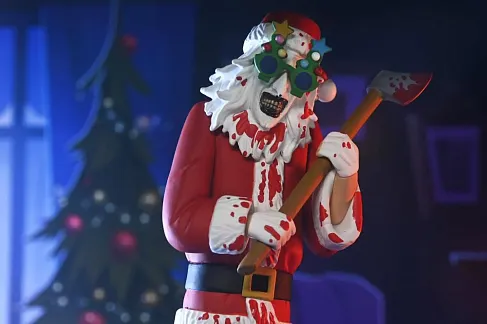 Фигурка Terrifier 3 Art the Clown (Bloody Santa Suit) — Neca Toony Terrors Figure