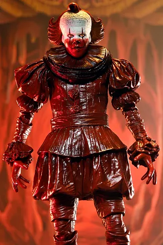 Фигурка Пеннивайз — Neca IT Welcome to Derry Ultimate Pennywise Bloody Figure