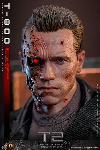 Фигурка Terminator 2 DX46 — Hot Toys Battle Damaged T-800V2 1/6