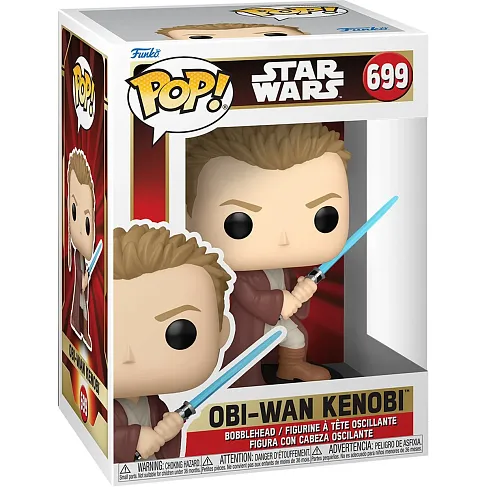 Фигурка Obi-Wan with Light Saber Young — Funko Pop! Vinyl 699