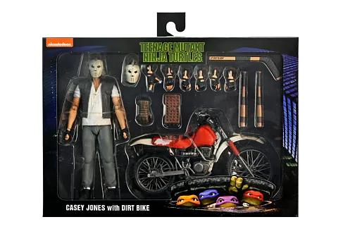 Фигурки Casey Jones Bike DLX — Neca Teenage Mutant Ninja Turtles 1990