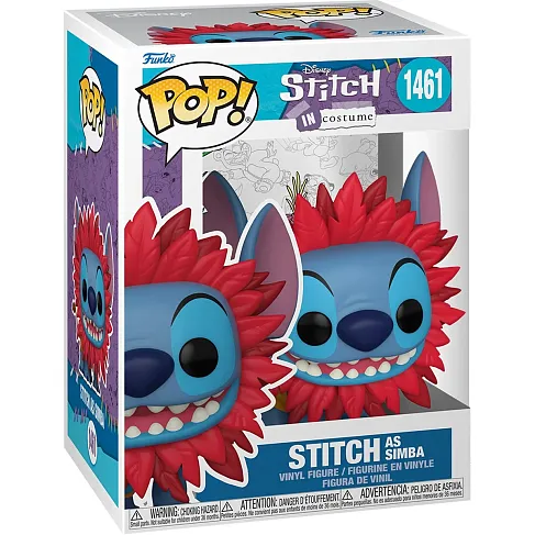 Фигурка Costume Stitch as Simba — Lilo & Stitch Funko Pop! Vinyl 1461
