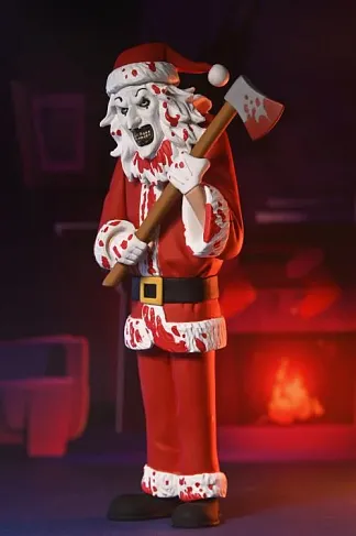 Фигурка Terrifier 3 Art the Clown (Bloody Santa Suit) — Neca Toony Terrors Figure