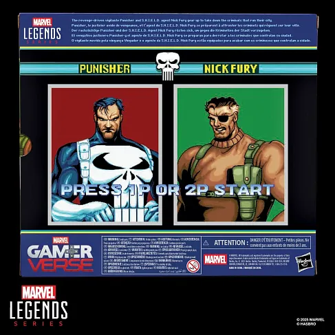 Фигурка Punisher and Nick Fury — Hasbro Marvel Legends Gamerverse