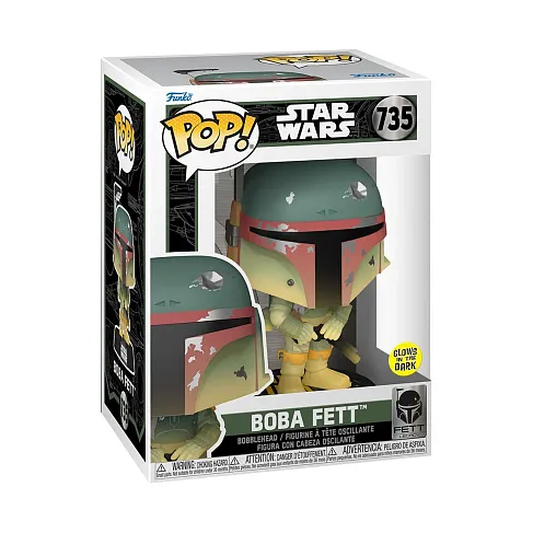 Фигурка Boba Fett Glow-in-the-Dark — Star Wars Fett Legacy Funko Pop! Vinyl 735
