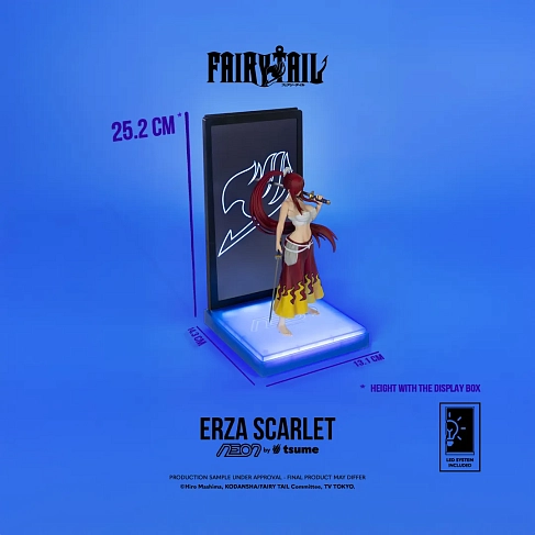 Фигурка Fairy Tail Erza Scarlet Neon — Tsume 1/9 Scale PVC Figure