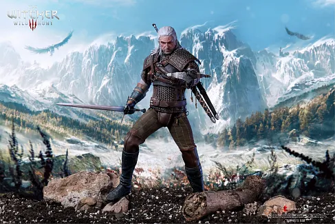 Фигурка Geralt of Rivia 1/6 — PureArts PA010TW Witcher 3 Wild Hunt