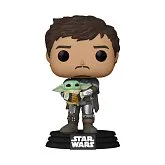 Фигурка Mando Holding Child — Funko The Mandalorian Pop! Vinyl