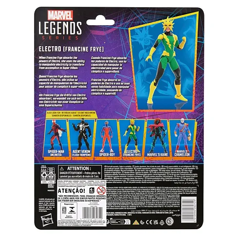 Фигурка Electro Francine Frye — Hasbro Marvel Legends Spider-Man Figure