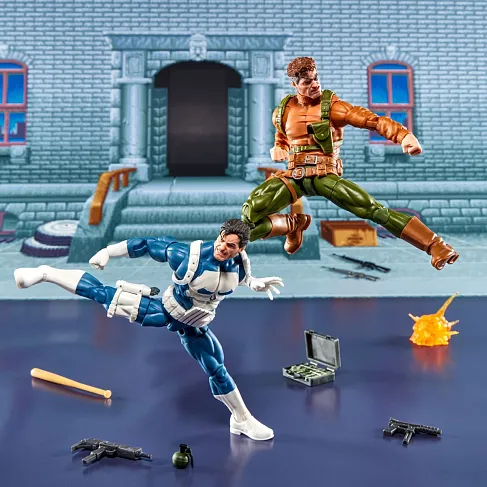 Фигурка Punisher and Nick Fury — Hasbro Marvel Legends Gamerverse