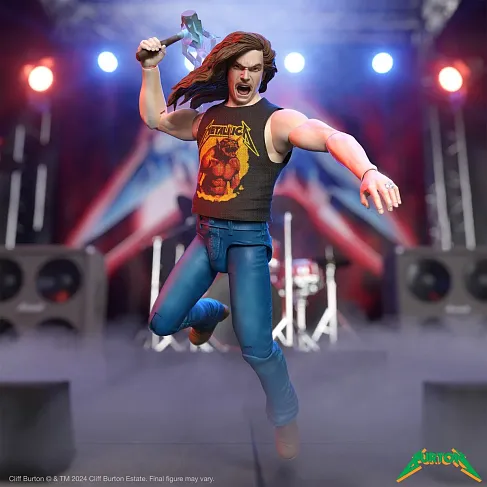 Фигурка Cliff Burton Superhero Poster — Super7 Metallica Ultimates Figure