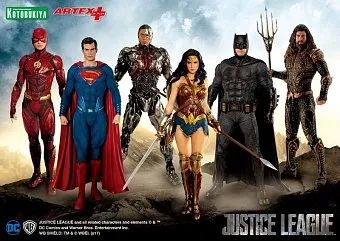 Готовятся фигурки из "Лиги справедливости" от Kotobukiya