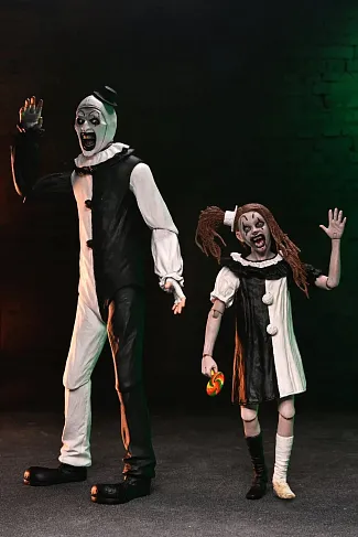 Фигурка Ultimate Art the Clown and Little Pale Girl — Neca Terrifier 2 2-Pack
