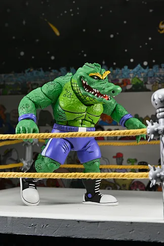 Фигурка Stump Wrestling Leatherhead — Neca Teenage Mutant Ninja Turtles Archie Comics