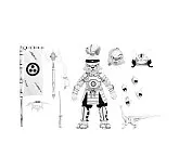 Фигурка Samurai Usagi Yojimbo — Neca Teenage Mutant Ninja Turtles Cartoon Black White