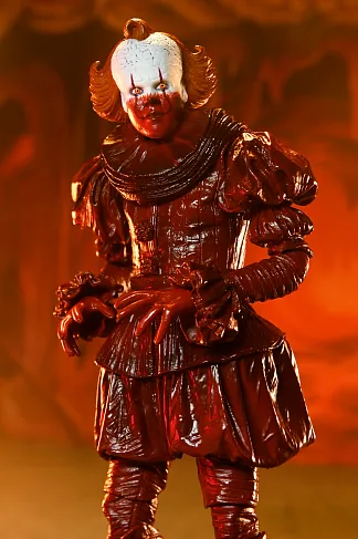 Фигурка Пеннивайз — Neca IT Welcome to Derry Ultimate Pennywise Bloody Figure