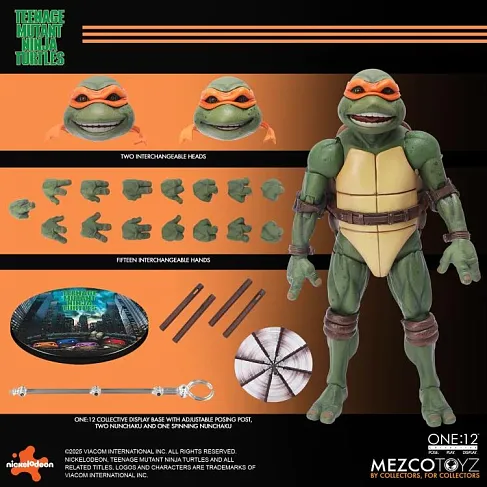 Фигурка Teenage Mutant Ninja Turtles from the 1990 — Mezco One 12 Collective