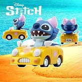 Фигурка Stitch Pull-back Car — Yume Toys Zoom Hero Lilo & Stitch Желтая машина