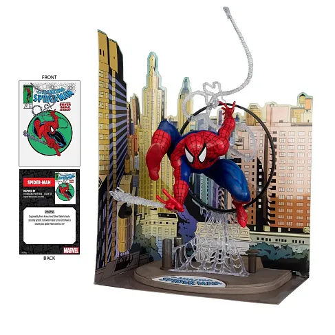 Фигурка Amazing Spider-Man 301 — McFarlane Toys 1/6 Posed Figure w Scene w Comic