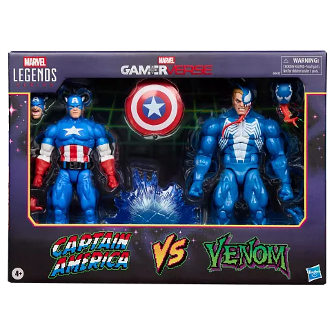 Фигурки Captain America vs Venom — Hasbro Marvel Legends Gamerverse