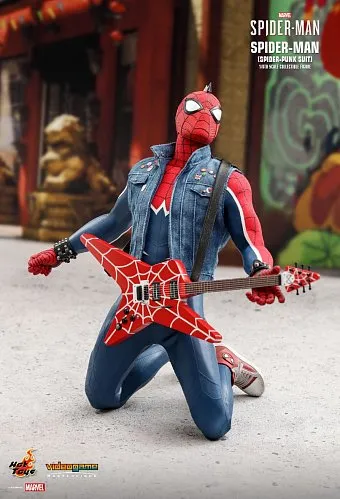 Для игры "Человек-Паук" на PS4 Hot Toys выпустит фигурку Спайдермена-Панка