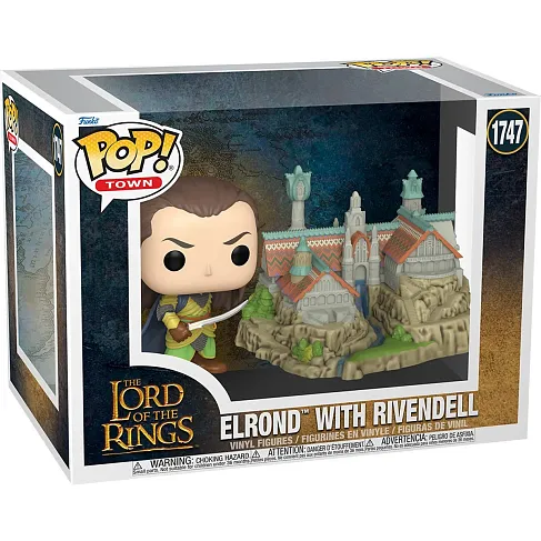 Фигурка Lord of the Rings Elrond w Rivendell — Funko Pop! Town 1747