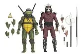 Фигурки Roof Top Battle Shredder vs Leo 2-pack — Neca Teenage Mutant Ninja Turtles 1990