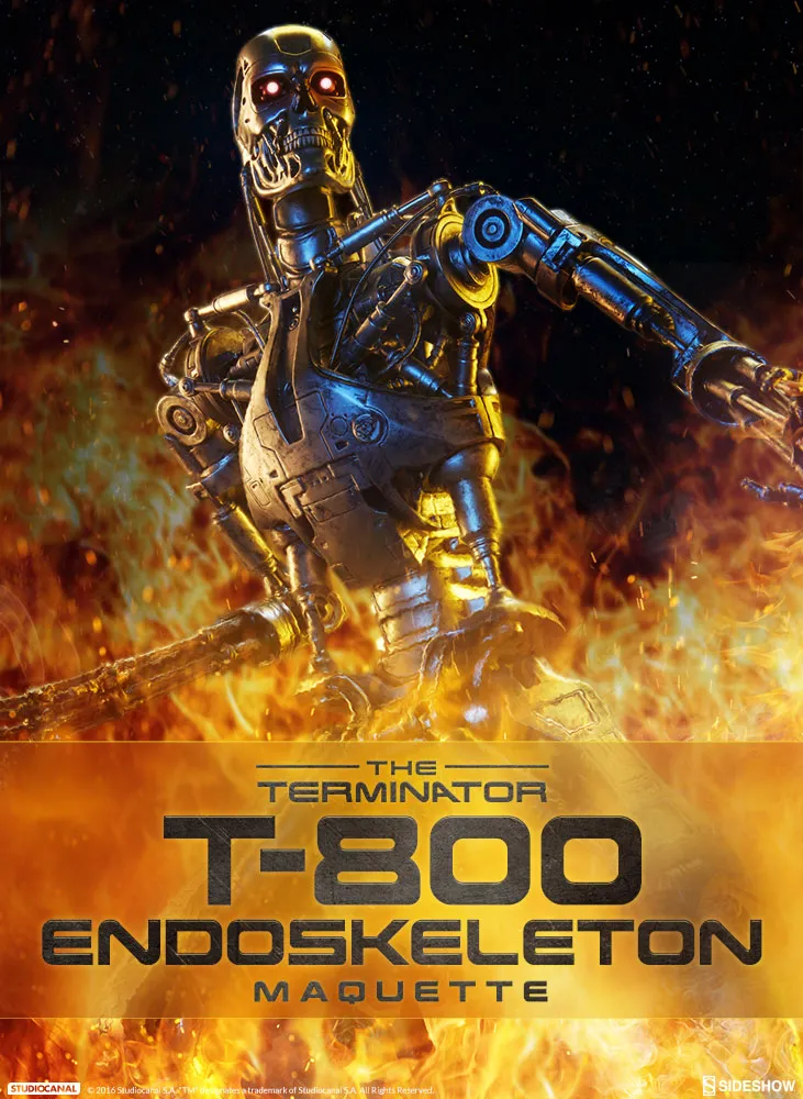 Terminator T-800 Endoskeleton Maquette
