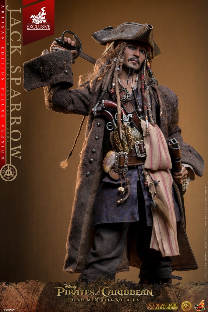 купить Фигурка Hot Toys DX37 DX38 DX39AE Pirates Of The Caribbean: Dead Men Tell No Tales – Jack Sparrow 1:6 Deluxe Version 9.jpeg