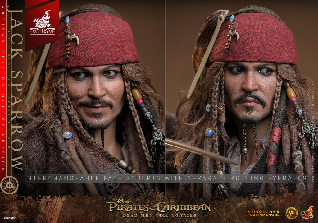 купить Фигурка Hot Toys DX37 DX38 DX39AE Pirates Of The Caribbean: Dead Men Tell No Tales – Jack Sparrow 1:6 Deluxe Version 19.jpeg