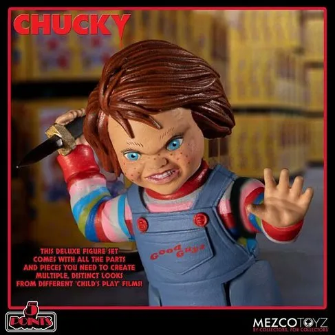 Фигурки Чаки — Mezco 5 Points Chucky Deluxe Set