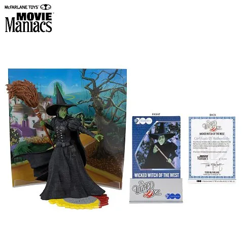 Фигурка Wizard Of Oz Wicked Witch of the West — McFarlane Toys Movie Maniacs WB 100