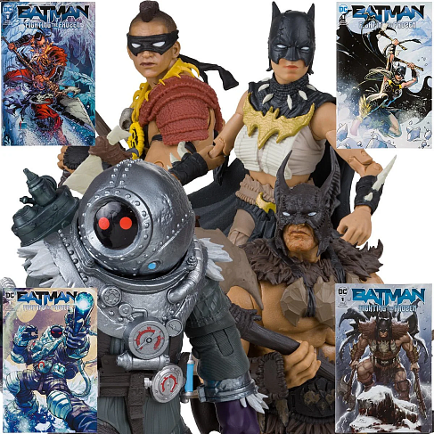 Фигурки Batman Fighting the Frozen — McFarlane Toys Page Punchers w Comic Book