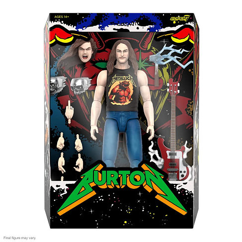 Фигурка Cliff Burton Superhero Poster — Super7 Metallica Ultimates Figure