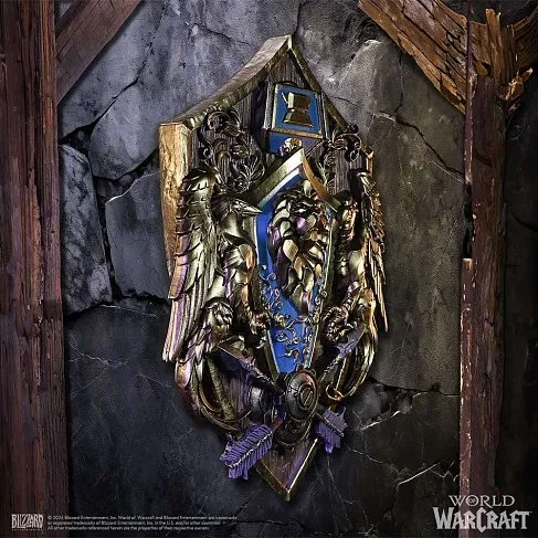 Герб Альянса — Nemesis Now World Of Warcraft Alliance Wall Plaque