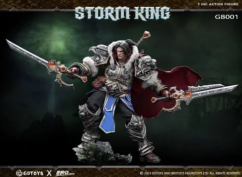 Фигурка Varian Wrynn — GDToys GB001 Storm King Warcraft 1/10
