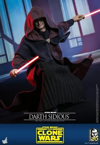 Фигурка Darth Sidious — Hot Toys TMS102 Star Wars Clone Wars 1/6