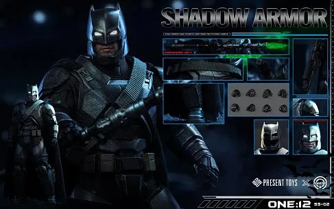 Фигурка Бэтмен — Present Toys SS-02 Shadow Armor Armored Batman 1/12
