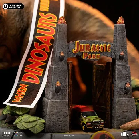 Фигурка Jurassic Par T-Rex Deluxe — Iron Studios Minico